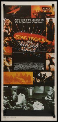4r430 STAR TREK II Aust daybill '82 The Wrath of Khan, Leonard Nimoy, William Shatner