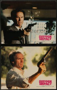 4r998 SUDDEN IMPACT 2 French LCs '83 Clint Eastwood is at it again as Dirty Harry, great images!