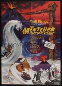 4r630 IN SEARCH OF THE CASTAWAYS German '65 Jules Verne, Hayley Mills in an avalanche of adventure