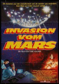 4r632 INVADERS FROM MARS German '86 Tobe Hooper, there's no place on Earth to hide!