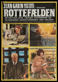 4r646 LE PACHA German '69 Georges Lautner directed, Jean Gabin, Dany Carrel, images of top cast!
