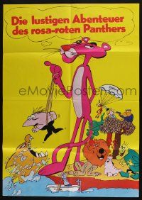 4r676 PINK PANTHER SHOW German '78 movie compilation of cartoons, cool art!