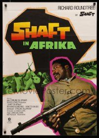 4r703 SHAFT IN AFRICA German '74 art of Richard Roundtree stickin' it all the way in the Motherland!