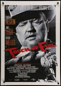 4r730 TOUCH OF EVIL German R98 huge close-up of Orson Welles, Charlton Heston & Janet Leigh!