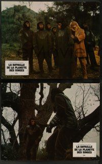4r816 BATTLE FOR THE PLANET OF THE APES 9 style A French LCs '73 sci-fi war between apes & humans!