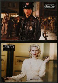 4r841 BLACK DAHLIA 8 French LCs '06 directed by Brian De Palma, Josh Hartnett, Scarlett Johansson!