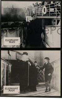 4r861 ELEPHANT MAN 8 French LCs '81 John Hurt is not an animal, Anthony Hopkins, Lynch!