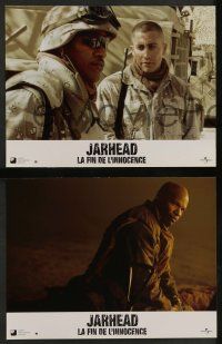 4r972 JARHEAD 6 French LCs '06 Jake Gyllenhaal & Jamie Foxx in the Marines!