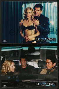 4r996 SHATTERED 4 French LCs '08 Mike Barker's Butterfly on a Wheel, Pierce Brosnan, Maria Bello!