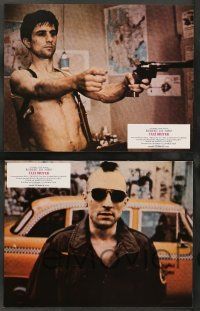 4r931 TAXI DRIVER 8 French LCs R80s Robert De Niro as Travis Bickle, Jodie Foster, Harvey Keitel!