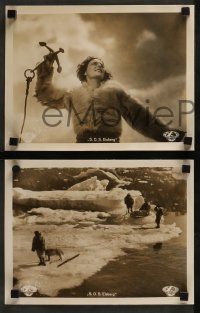 4r755 S.O.S. EISBERG 5 German LCs '33 Leni Riefenstahl with explorers, cool iceberg images!