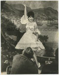 4s019 ADVENTURES OF BULLWHIP GRIFFIN deluxe 10.25x13 still '66 Pleshette singing & dancing on stage!