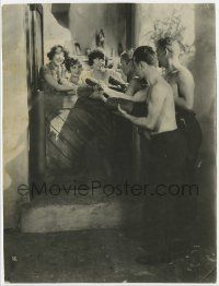 4s023 ALL QUIET ON THE WESTERN FRONT deluxe 8.25x10.75 still '30 soldiers offer French girls meat!