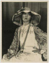 4s039 ANNA Q. NILSSON deluxe 10.75x13.75 still '20s great seated portrait by Harold Dean Carsey!