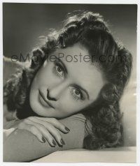 4s048 BALL OF FIRE deluxe 10.5x12.5 still '41 portrait of beautiful Barbara Stanwyck by Hal McAlpin!