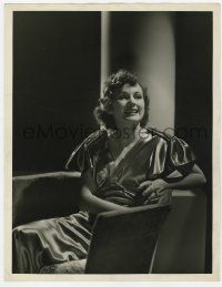 4s083 DOROTHY JORDAN deluxe 10x13 still '30s smiling smiling portrait by Clarence Sinclair Bull!