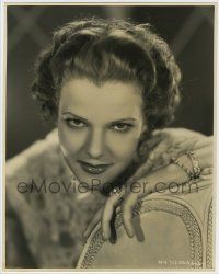 4s088 ELISSA LANDI deluxe 11x14 still '34 head & shoulders c/u from Man of Two Worlds by Bachrach!