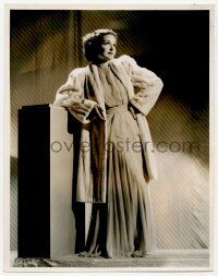 4s251 GAIL PATRICK 10.25x13 still '30s full-length modeling a great fur coat by William Walling!