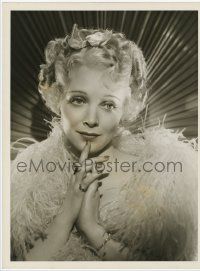 4s107 GREAT ZIEGFELD deluxe 10x13 still '36 portrait of Virginia Bruce by Clarence Sinclair Bull!
