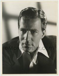 4s118 HUGH MARLOWE deluxe 10x13 still '36 MGM's latest recruit from the stage arrives in Hollywood!