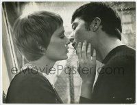 4s125 JOHN & MARY deluxe 10.25x13.25 still '69 romantic close up of Dustin Hoffman & Mia Farrow!