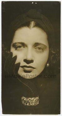 4s130 KAY FRANCIS deluxe 7x13.5 still '38 incredible portrait over black background by Elmer Fryer!