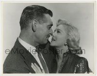 4s131 KEY TO THE CITY deluxe 10.25x13 still '50 Mayors Clark Gable & Marilyn Maxwell about to kiss!