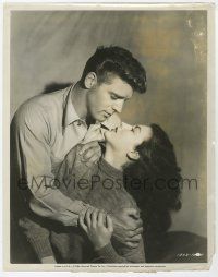 4s257 KILLERS 11x14 still '46 best romantic close up of Burt Lancaster & sexy Ava Gardner!