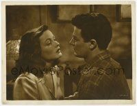 4s136 LEAVE HER TO HEAVEN deluxe 11x14 still '45 sexy Gene Tierney fake cries for Cornel Wilde!