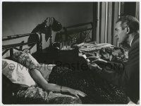 4s152 MAN WHO KNEW TOO MUCH deluxe 9x12.75 still '56 James Stewart by Doris Day on bed by Avery!