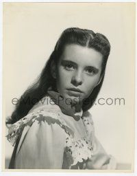 4s154 MARGARET O'BRIEN deluxe 10.25x13 still '49 the child actress in lace dress from Secret Garden!