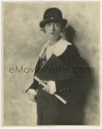 4s158 MARION DAVIES deluxe 11x14 still '20s great young portrait in cool outfit & holding notebook!