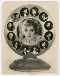 4s260 MARY PICKFORD 11x14.25 still '20s in center of radio microphone with others by K.O. Rahmn!