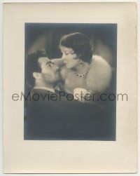 4s171 NEW YORK NIGHTS deluxe 11x14 still '29 romantic close up of Norma Talmadge & Gilbert Roland!