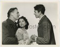 4s172 OF HUMAN HEARTS deluxe 10x13 still '38 James Stewart, Rutherford & Huston by Clarence Bull!