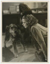4s182 PRESENTING LILY MARS deluxe 10x13 still '43 dog stops Judy Garland from sneaking into theater!