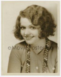 4s198 SALLY STARR deluxe 10.5x13.5 still '30s smiling head & shoulders by Clarence Sinclair Bull!