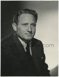 4s204 SPENCER TRACY deluxe 9.5x12.5 still '40s portrait in suit & tie by Clarence Sinclair Bull!
