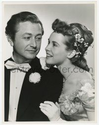 4s218 THAT FORSYTE WOMAN deluxe 10.25x13 still '49 c/u of Janet Leigh smiling at Robert Young!