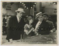 4s224 TRUE TO THE NAVY deluxe 11x14 still '30 Clara Bow begs Fredric March for forgiveness at bar!