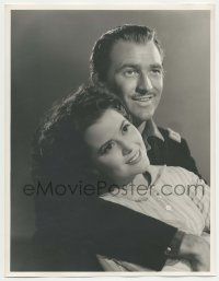 4s240 WYOMING deluxe 10x13 still '40 Lee Bowman holding Ann Rutherford by Clarence Sinclair Bull!