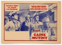 4s312 CAINE MUTINY herald '54 art of Humphrey Bogart, Jose Ferrer, Van Johnson & Fred MacMurray!