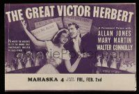 4s386 GREAT VICTOR HERBERT herald '39 Walter Connolly taught the world to sing of love!