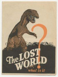 4s418 LOST WORLD herald '25 Willis O'Brien, lots of incredible dinosaur images not seen elsewhere!