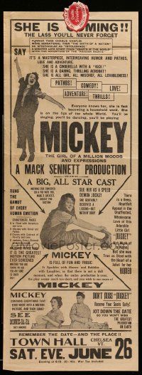 4s430 MICKEY herald '18 many images of Miss Mabel Normand & lots of information, Mack Sennett