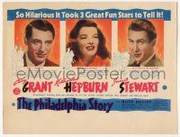 4s453 PHILADELPHIA STORY herald '40 smoothie Cary Grant, wild Katharine Hepburn, & James Stewart!