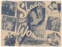 4s482 SHADOW OF A WOMAN herald '46 pretty Andrea King is in love with psychopathic Helmut Dantine!