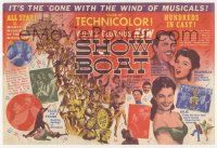 4s486 SHOW BOAT herald '51 great images of Kathryn Grayson, sexy Ava Gardner & Howard Keel!
