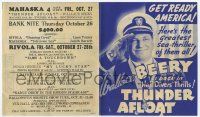 4s516 THUNDER AFLOAT herald '39 Navy sailor Wallace Beery, Chester Morris, Hell Diver thrills!