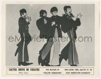 4s551 YELLOW SUBMARINE herald '69 wonderful cartoon image of Beatles John, Paul, Ringo & George!